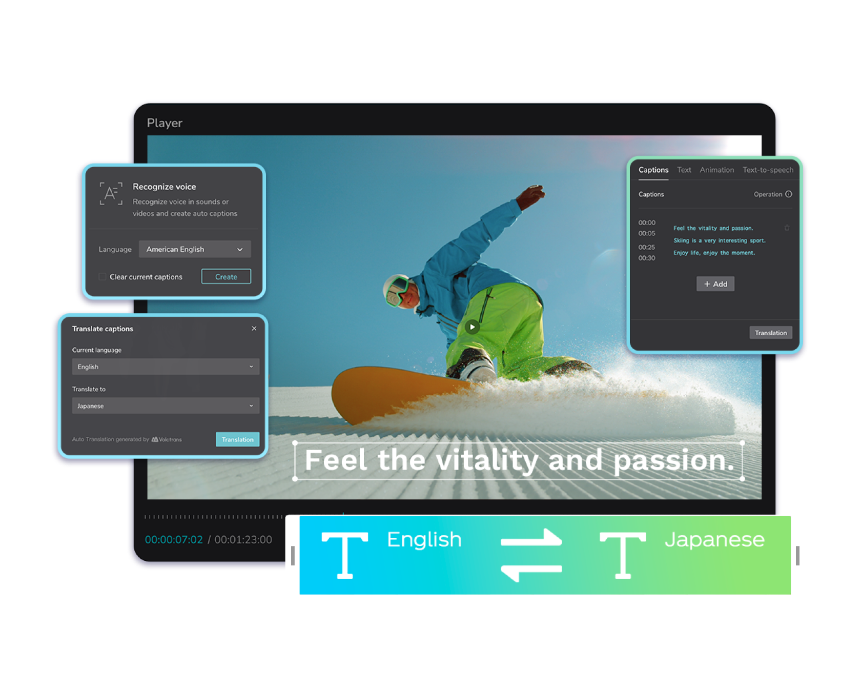 CapCut Transcribe Video to Text